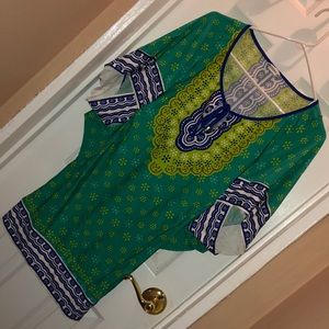 Trina Turk fitted dress/ beach cover-up